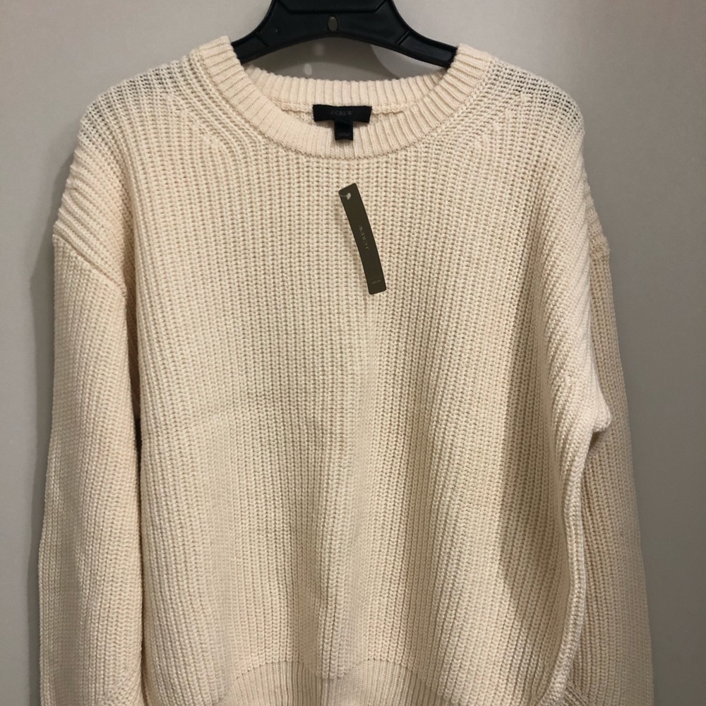 NWT J. Crew Women’s cream sweater